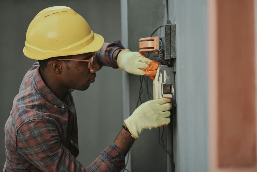 électricien sur des chantiers