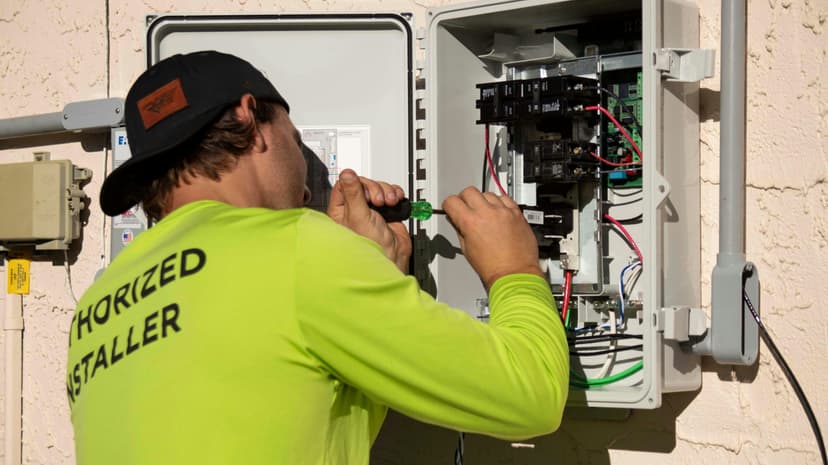 électricien sur des chantiers